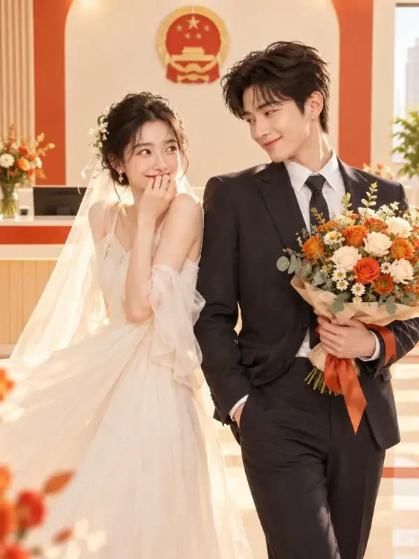 闪婚老公竟是首富 - 黄豆短剧先婚后爱短剧封面